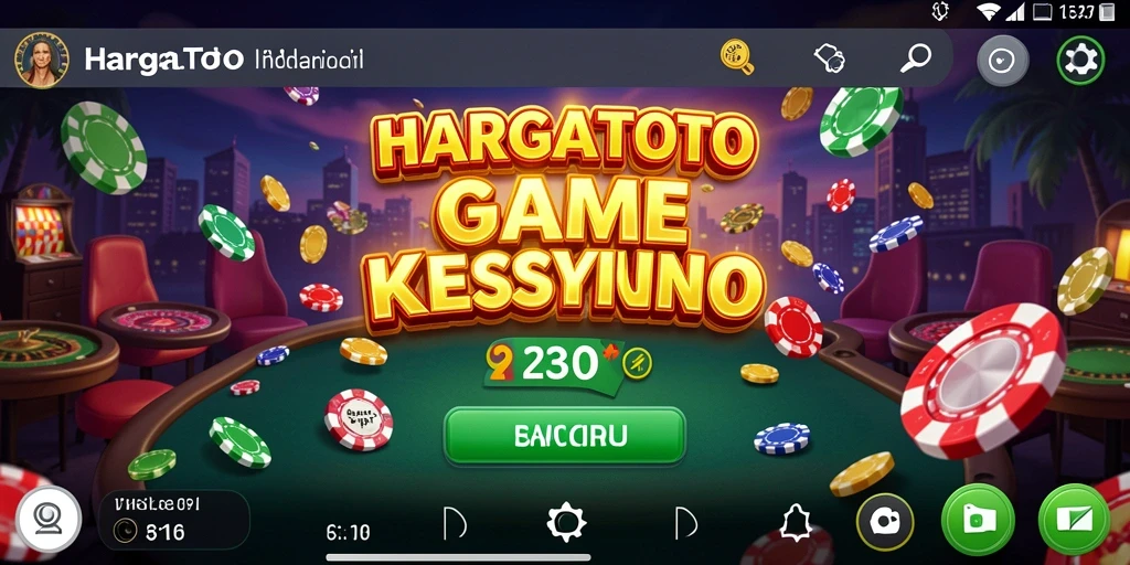 Tampilan gameplay Kasino HARGATOTO yang seru dan mengesankan.