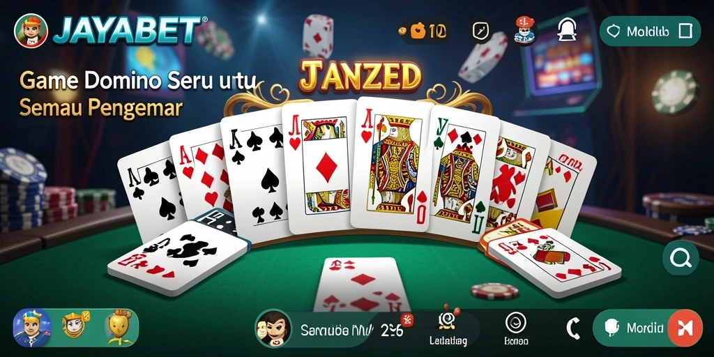 Tampilan gameplay Domino yang menarik dan interaktif.