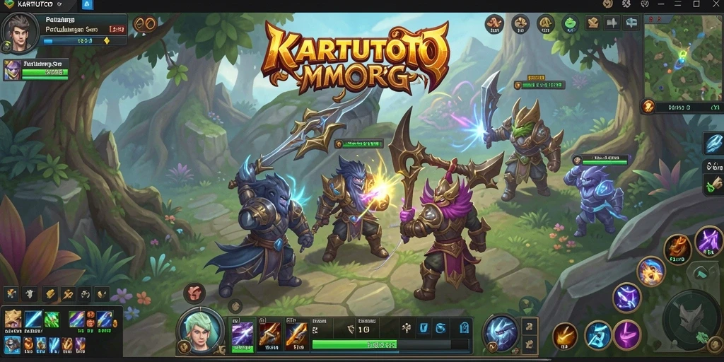 Gameplay KARTUTOTO yang seru dalam dunia MMORPG.