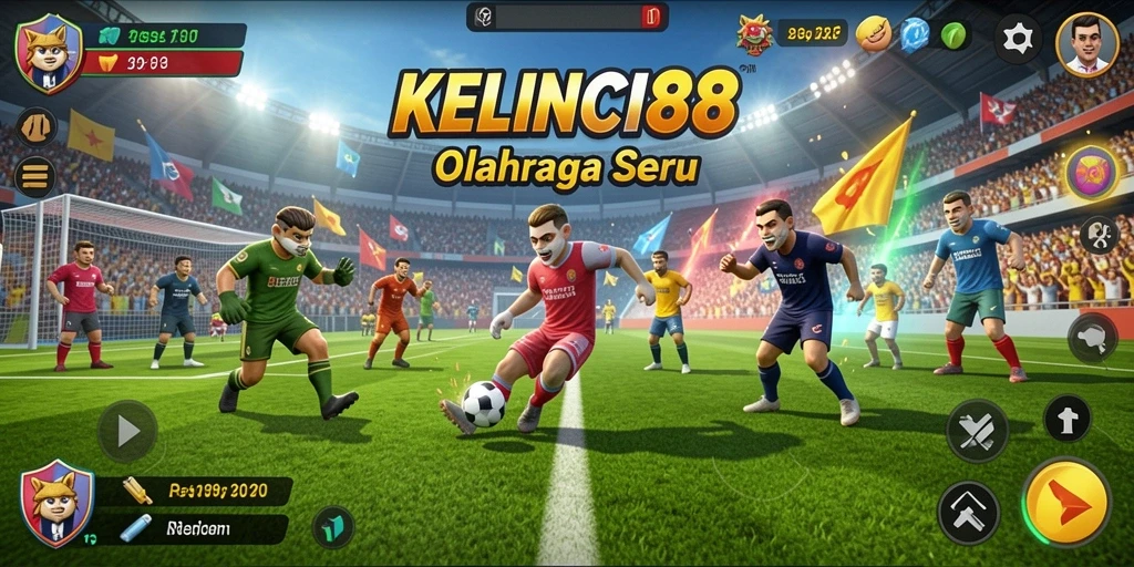 Screenshot KELINCI88 menampilkan pengalaman bermain olahraga yang seru.