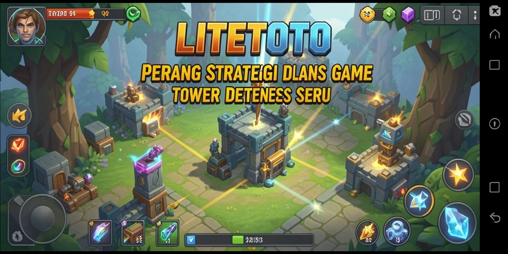 Gameplay menegangkan di LITETOTO dengan strategi Tower Defense.