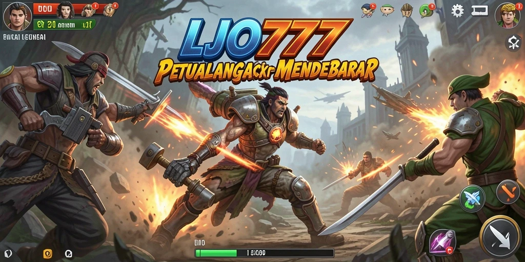Tangkapan layar gameplay LJO777 menampilkan aksi seru dan dinamis.