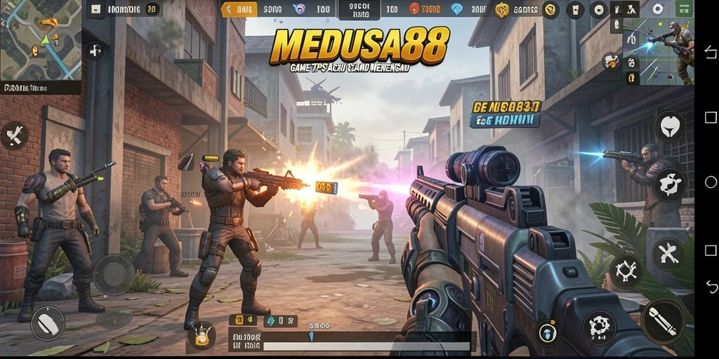 Tampilan gameplay MEDUSA88 yang seru dan realistis.