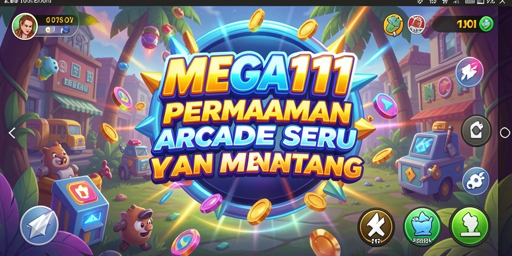 Tampilan gameplay mewah dan penuh tantangan dalam MEGA111.