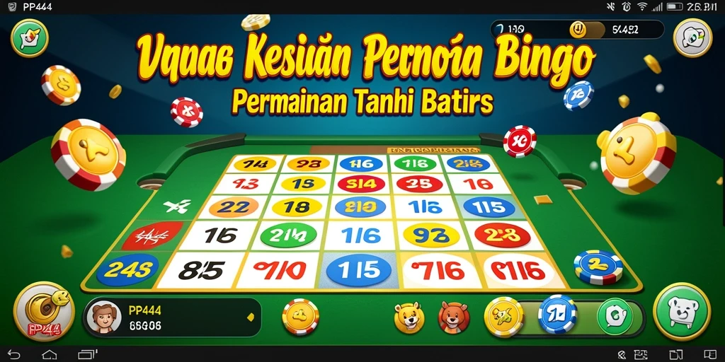 Screenshot gameplay Bingo PP444 yang seru dan interaktif.
