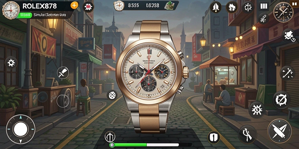 Tampilan gameplay menarik dari ROLEX878 yang menunjukkan interaksi karakter.