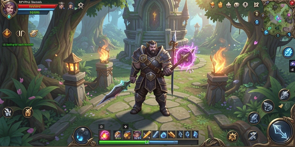 Tampilan gameplay seru dari RPVIP6 dalam dunia MMORPG.