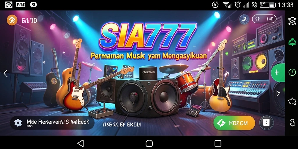 Tampilan gameplay SIA777 yang penuh warna dan menyenangkan.