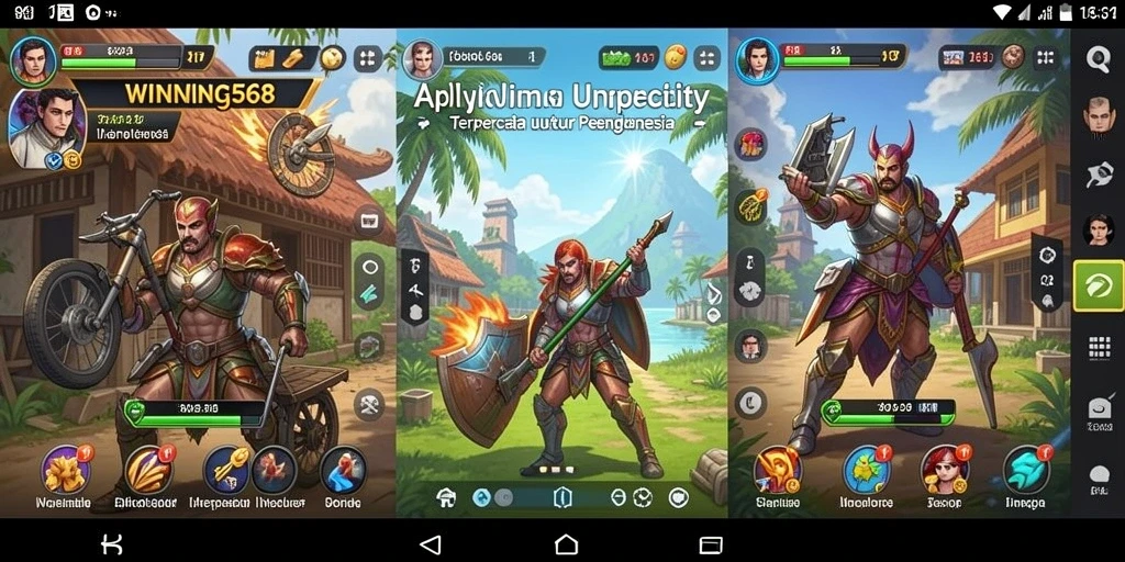 Screenshot utama WINNING568 yang menunjukkan antarmuka aplikasi Utility.